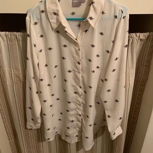 ASOS Curve bee button down